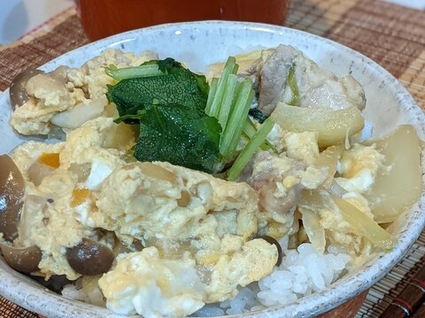 大人気♡我が家の定番♪美味♪とろとろ卵の親子丼